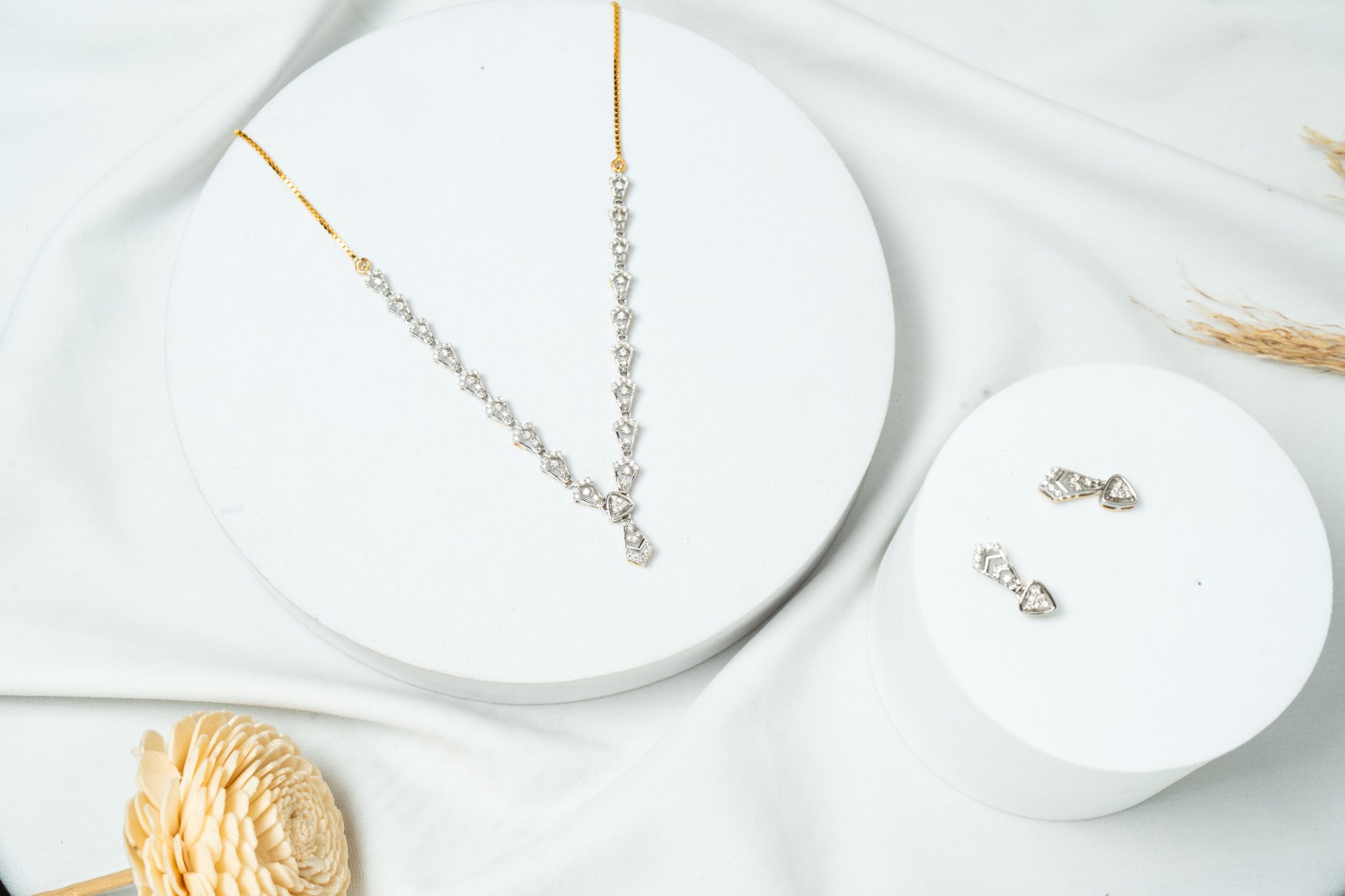 The Chevron V-Neckline Diamond Suite